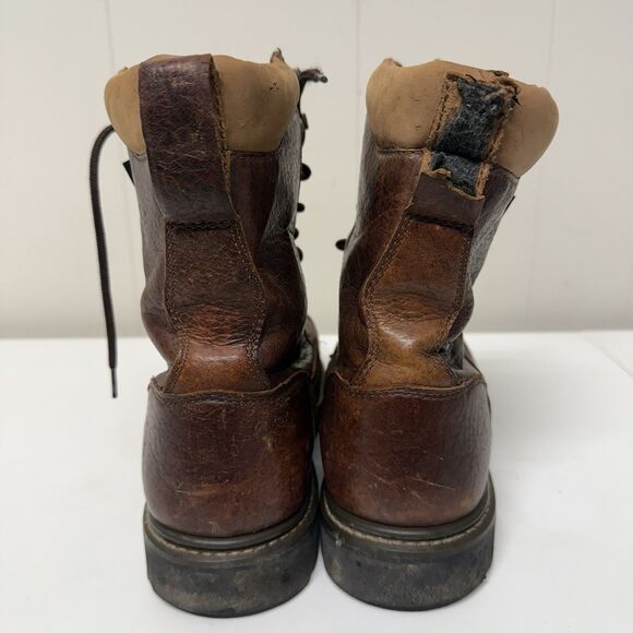 L.L. Bean Kangaroo Upland Hunter Leather Boots Gore-Tex Vibram Sole Men 9.5 GUC - Picture 11 of 12